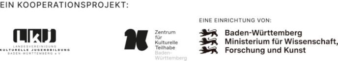 Förderleiste Kurswechsel Kultur Ein Kooperationsprojekt: es folgen die Logos der beteiligten Einrichtungen