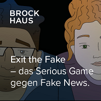 Logo Exit the Fake – das Serious Game gegen Fake News